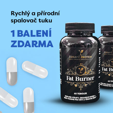 1+1 ZADARMO: Supersilný spaľovač tuku FATBURNER