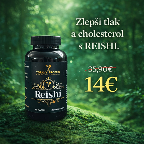 MEGAZĽAVA: Reishi na cholesterol a krvný tlak bez chemických látok
