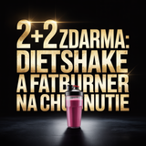 2+2 ZADARMO: Diet shake a FATBURNER na chudnutie