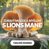 1+1 ZADARMO Lions mane pre mozog a pamäť