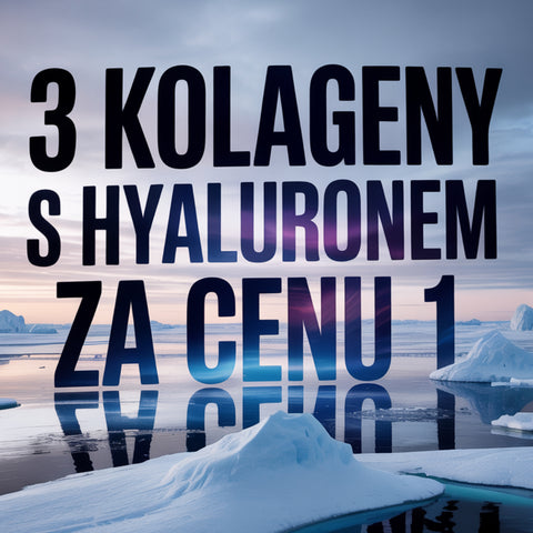 3 balenia kolagénu s kys. hyalurónovú za cenu 1