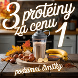3 obrie balenie proteínu za cenu 1, jesenné limitované edície