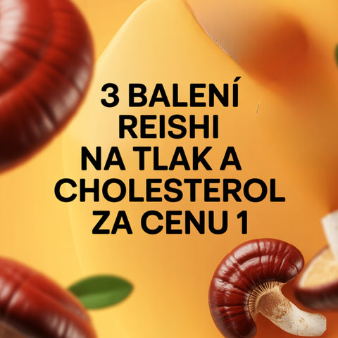 3 balenia Reishi premium za cenu 1