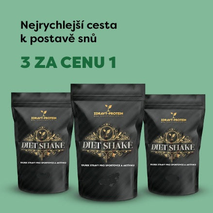 Tri DIET SHAKY na chudnutie za cenu 1